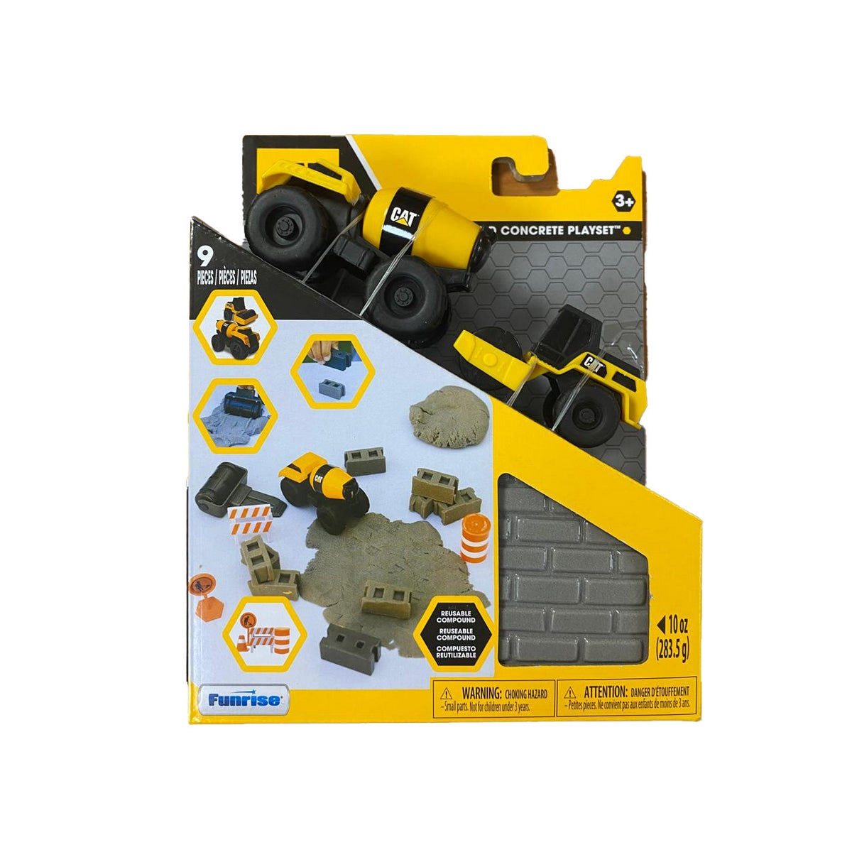 Cat Cavar Y Construir Play Set - Dig N Build Concrete Playset (Concreto)